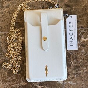 Thacker Elegant White Crossbody Bag